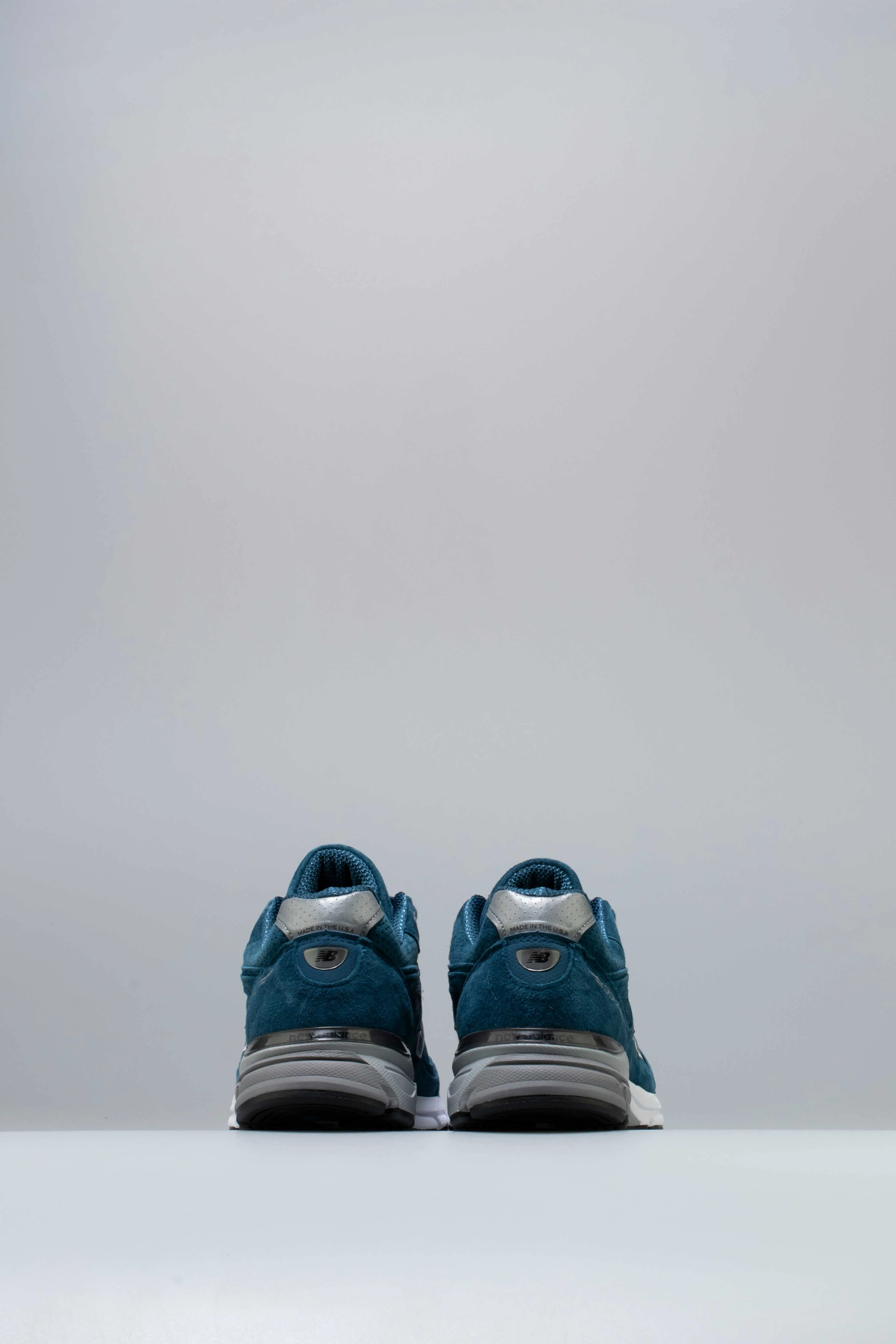 990 Teal Mens Shoe - North Sea Teal/White