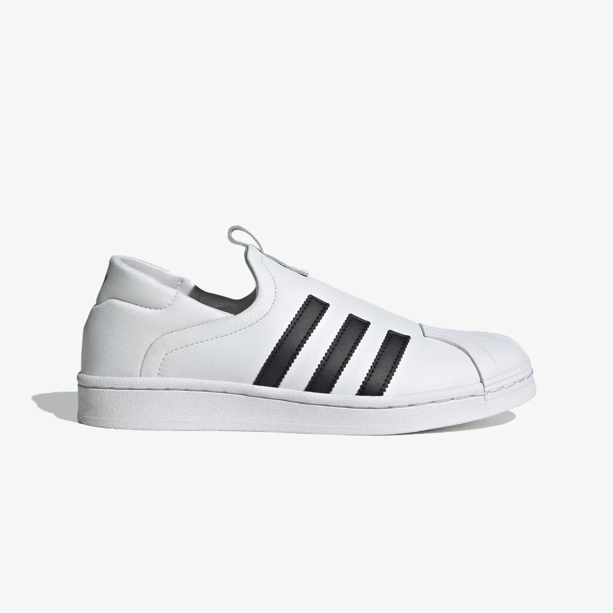 Adidas Originals | WMN'S SUPERSTAR SLIP-ON  { CLOUD WHITE/CORE BALCK/WHITE