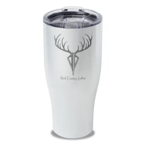 Arrow Deer Laser Etched Tumbler