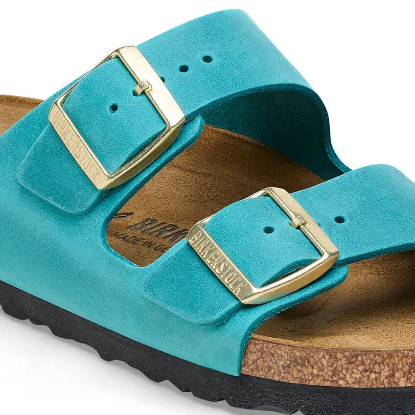 'Birkenstock' Women's Arizona Oiled Leather Sandal - Biscay Bay