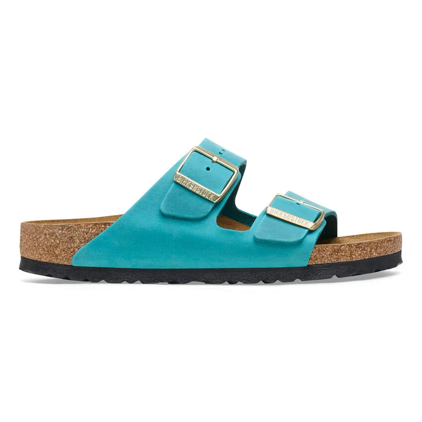 'Birkenstock' Women's Arizona Oiled Leather Sandal - Biscay Bay