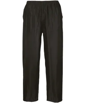 Black - Classic rain trousers (S441)