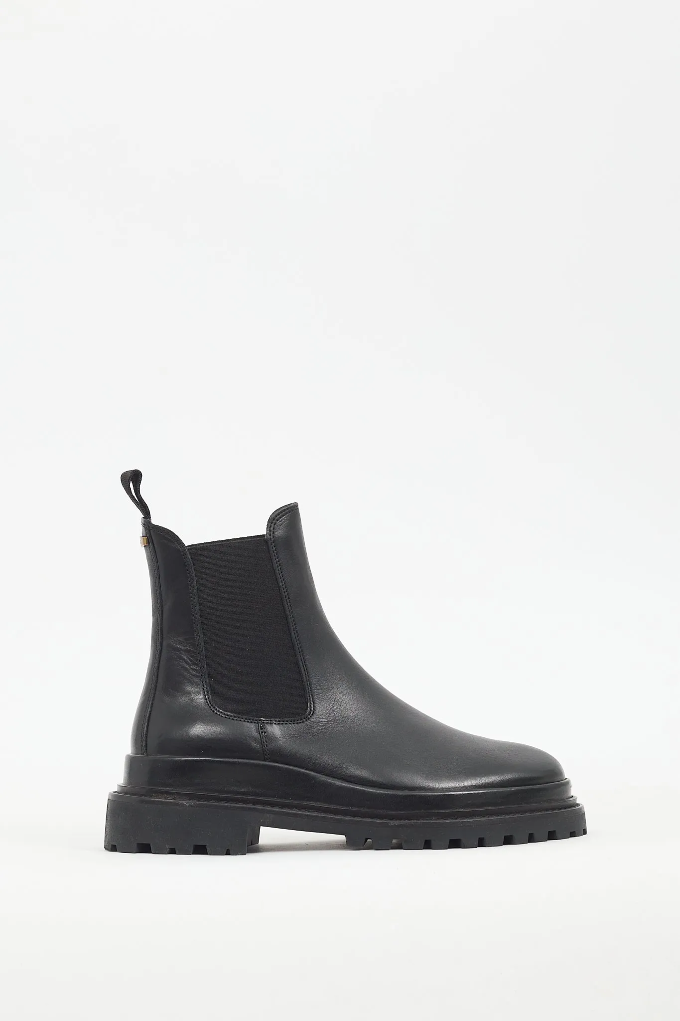 Black Leather Ceilee Chelsea Boot