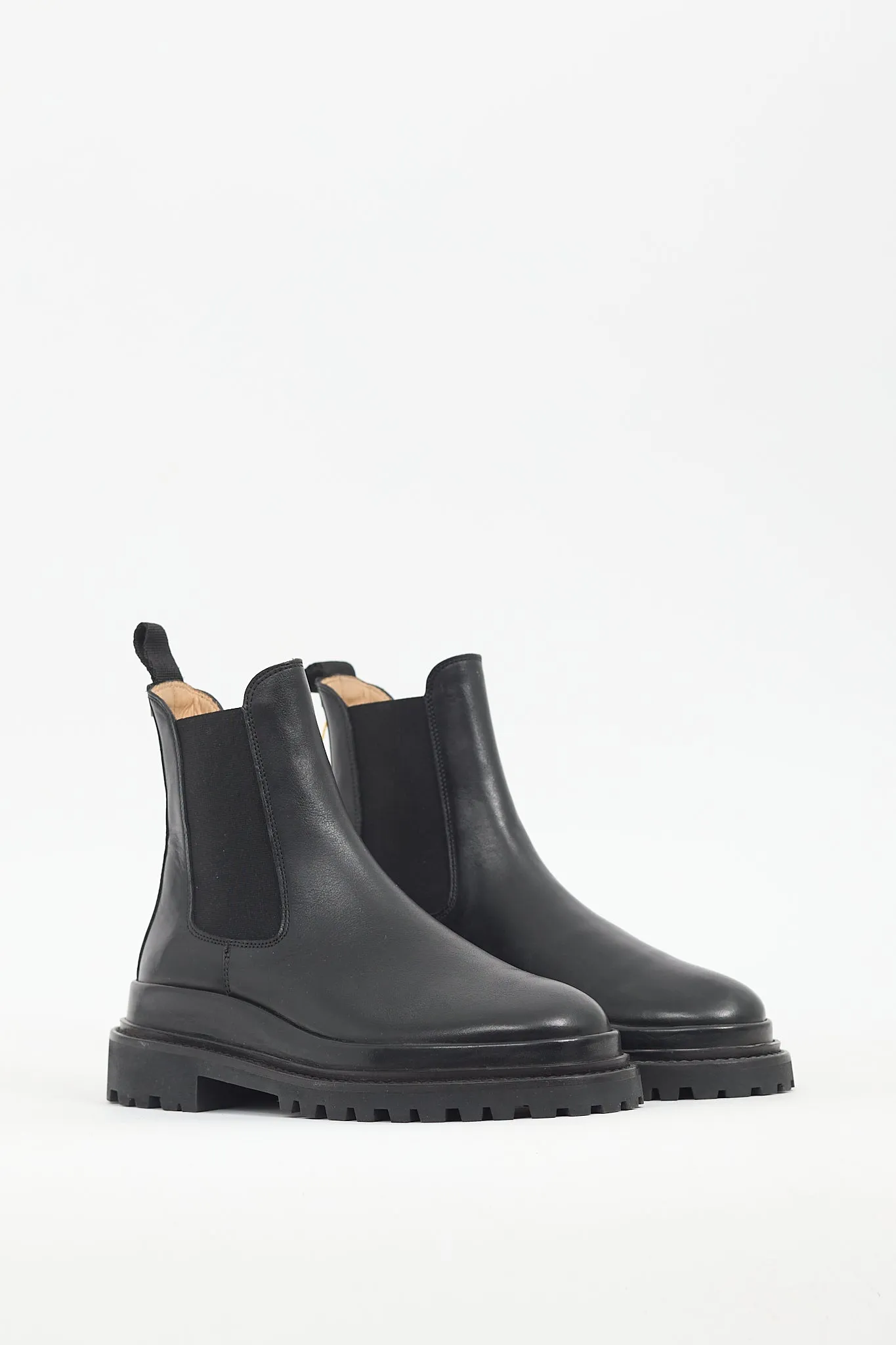 Black Leather Ceilee Chelsea Boot