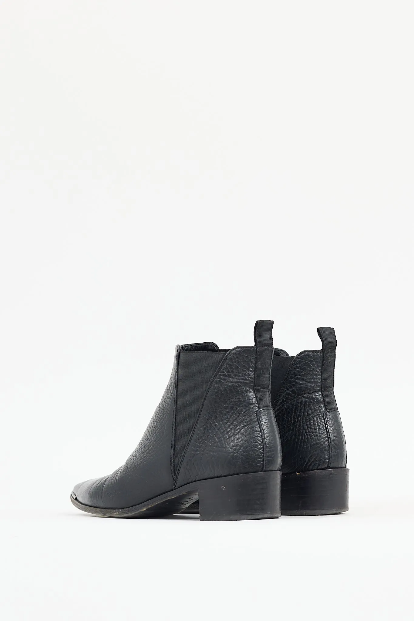 Black Leather Jensen Chelsea Boot