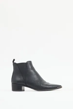 Black Leather Jensen Chelsea Boot