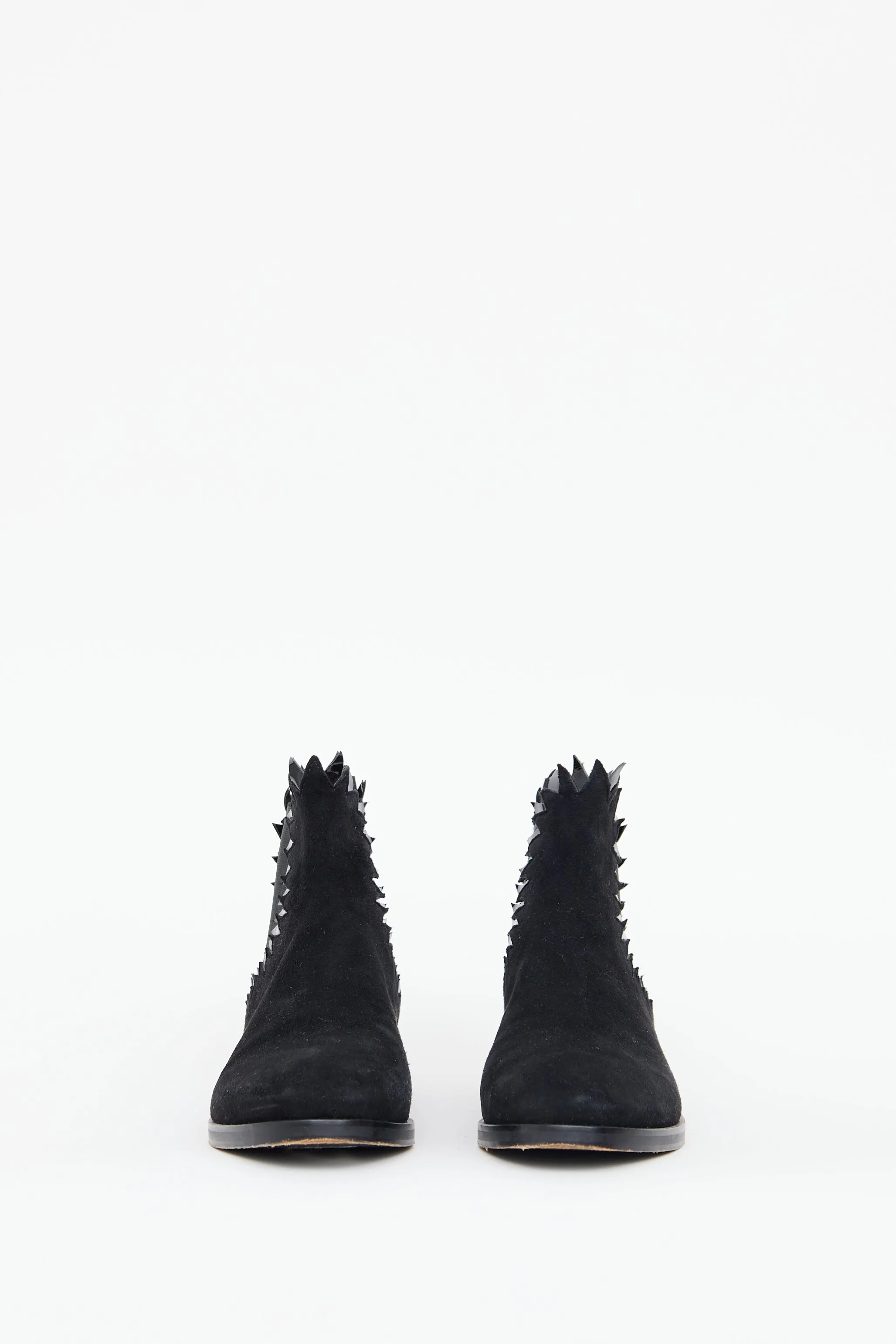 Black Suede Chelsea Boot