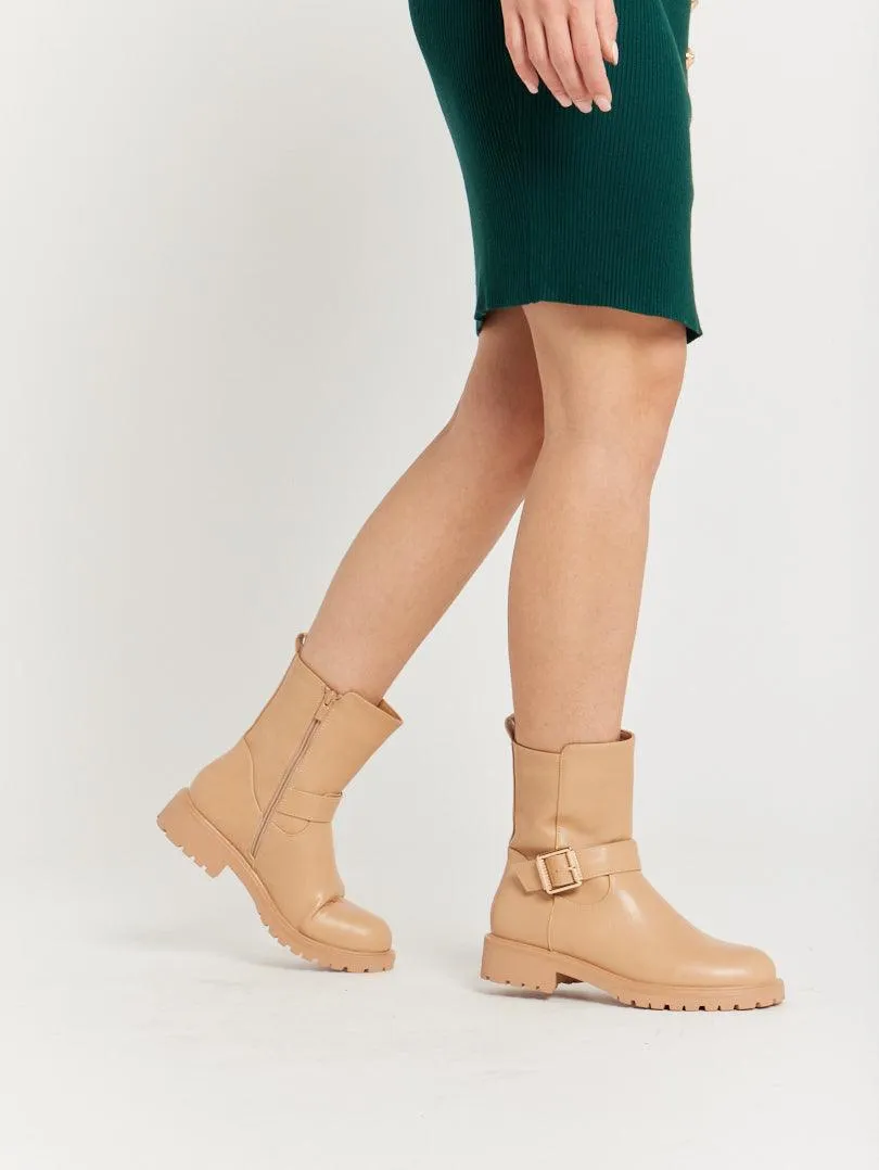 Bottines de pluie avec sangle
