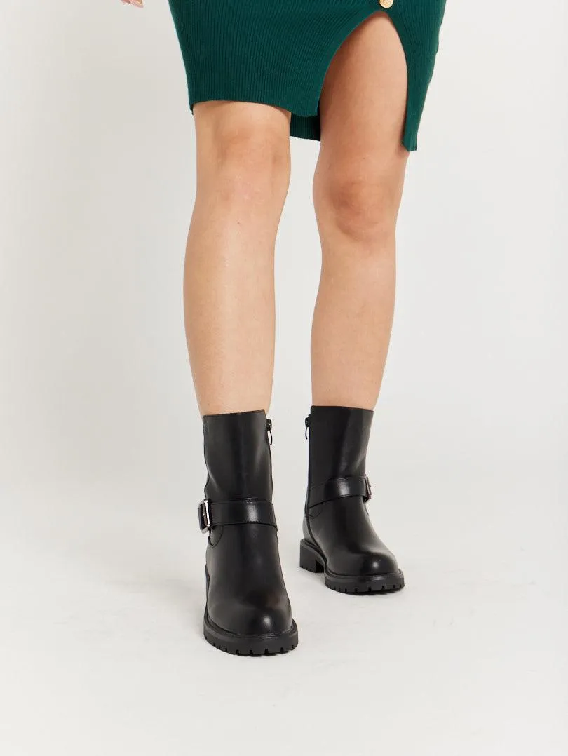 Bottines de pluie avec sangle