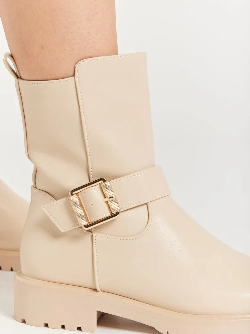 Bottines de pluie avec sangle