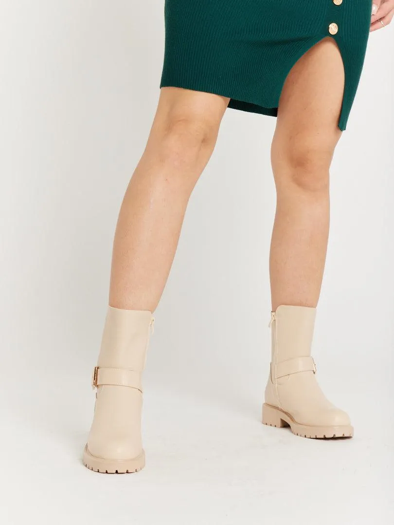 Bottines de pluie avec sangle