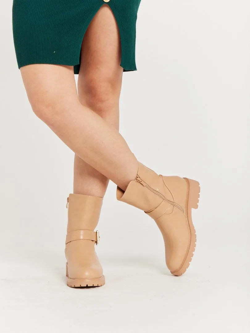 Bottines de pluie avec sangle