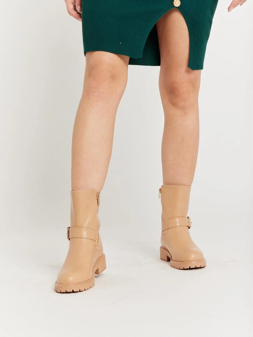 Bottines de pluie avec sangle