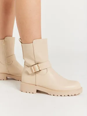 Bottines de pluie avec sangle
