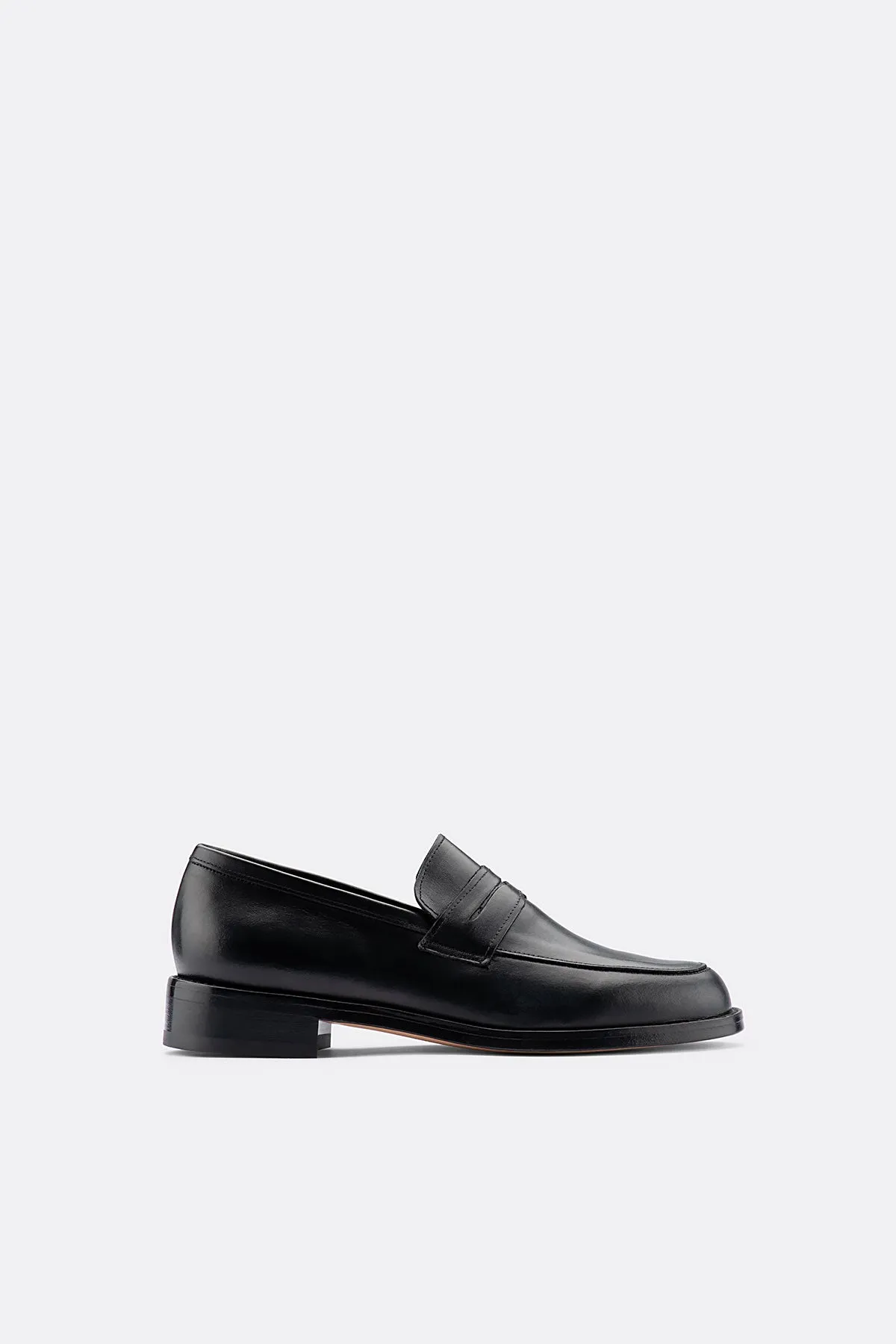 Brighton penny loafer black