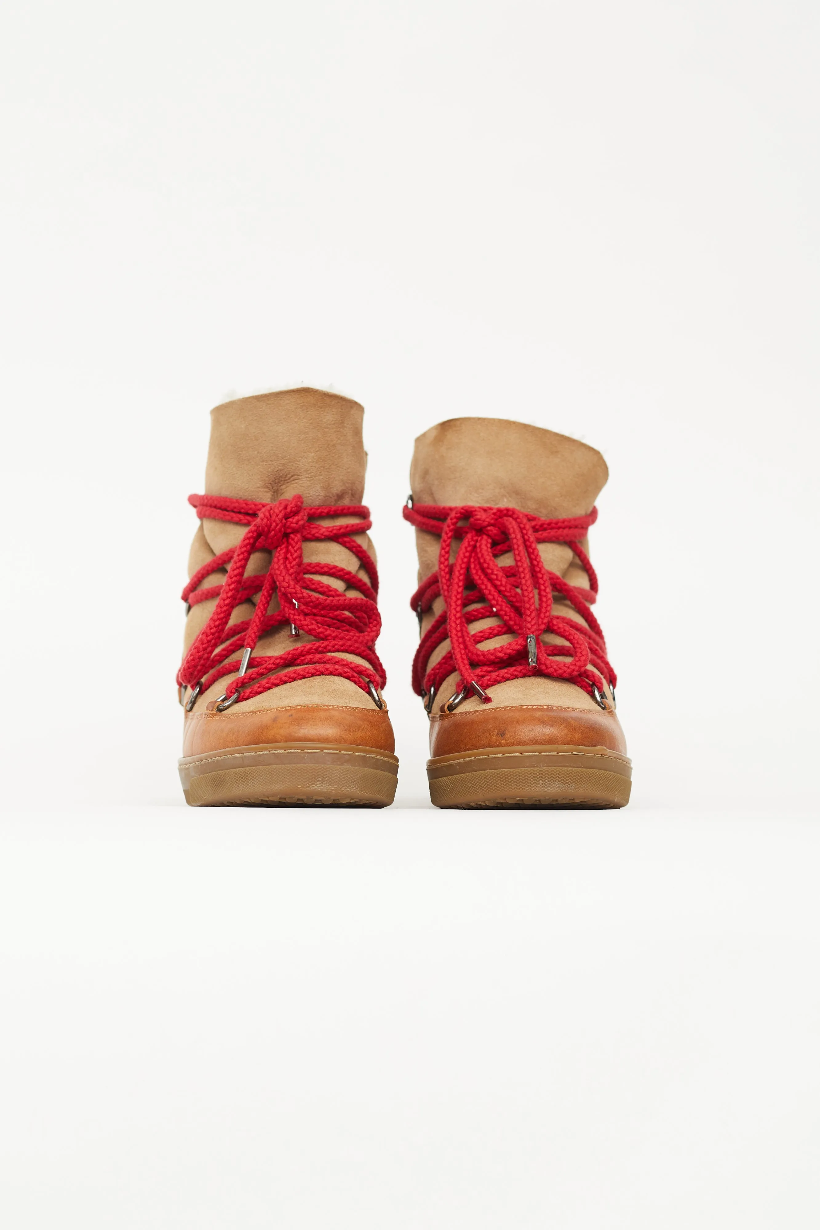Brown Leather Nowles Wedge Boot