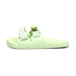 Chaco Chillos Sliders Rubber Green Colour For Women
