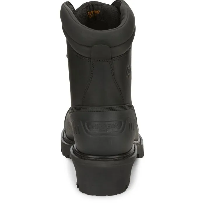 Chippewa Boots Mens Aldarion 8" Waterproof | Style 55058 Color Black