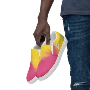 Cloudy Pansexual Slip-on Canvas Shoes (Masc Sizing)