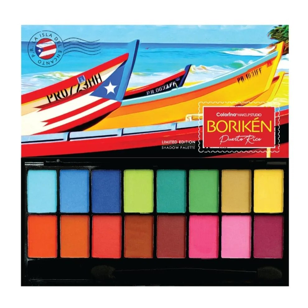 Colorina Boriquén Collection- "Mi Isla" Eye Shadows Palette