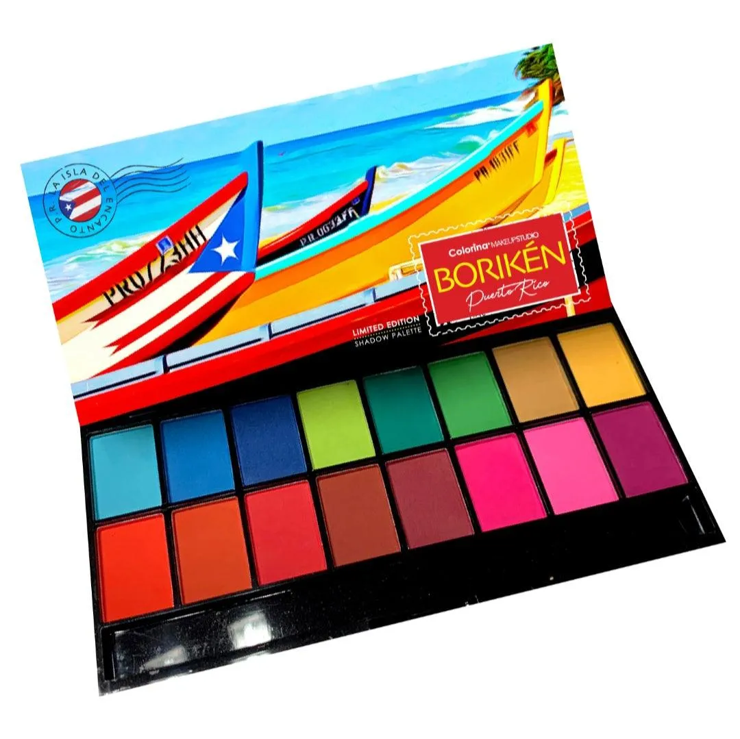 Colorina Boriquén Collection- "Mi Isla" Eye Shadows Palette
