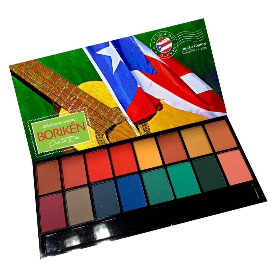Colorina Boriquén Collection- "Tradición" Eye Shadows Palette