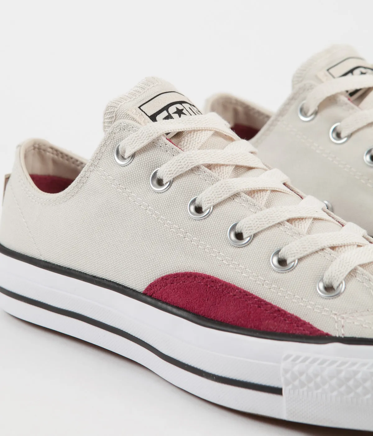 Converse CTAS Pro Op Ox Shoes - Natural Ivory / Black / White