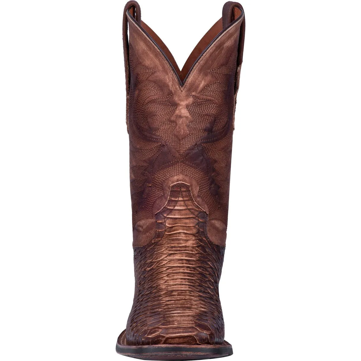 DAN POST MEN'S KA PYTHON PRINT LEATHER WESTERN BOOT - DP4526