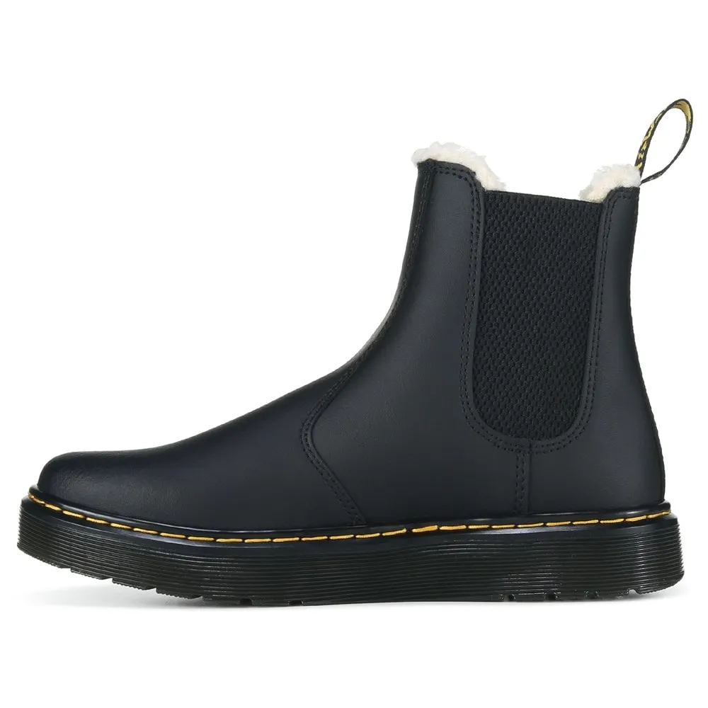 Dorrian fur-lined Chelsea boots Dr. Martens, black