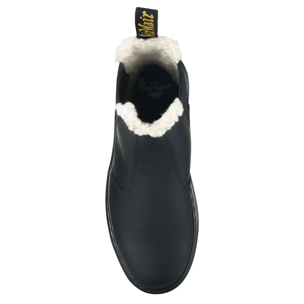 Dorrian fur-lined Chelsea boots Dr. Martens, black