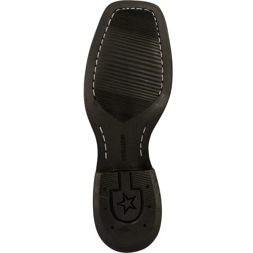 'Durango' Men's 11" Westward Western Square Toe - Black