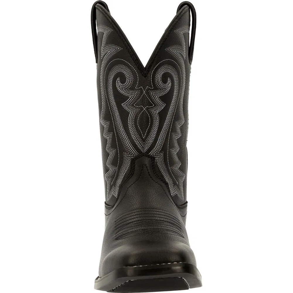 'Durango' Men's 11" Westward Western Square Toe - Black