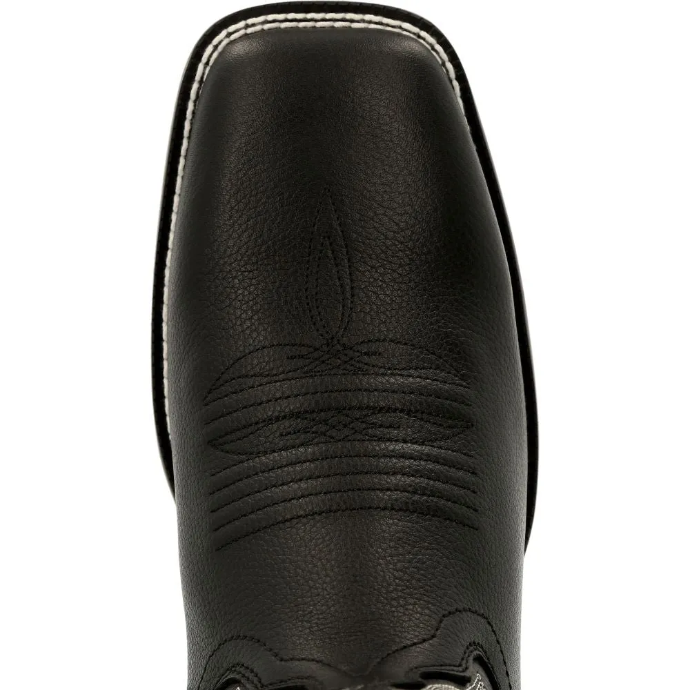 'Durango' Men's 11" Westward Western Square Toe - Black