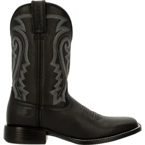 'Durango' Men's 11" Westward Western Square Toe - Black
