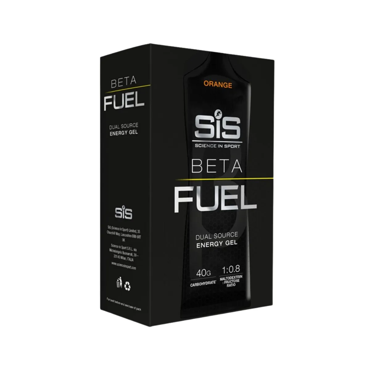 Energy Gel SIS Beta Fuel Orange Pack 6 units