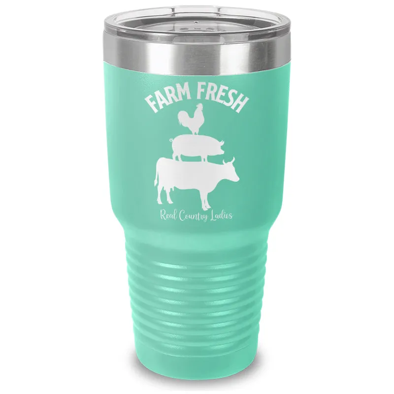 Farm Fresh Laser Etched Tumbler