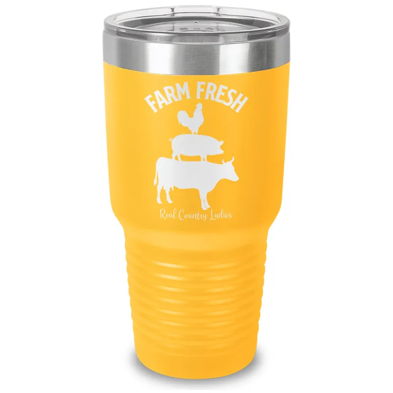 Farm Fresh Laser Etched Tumbler