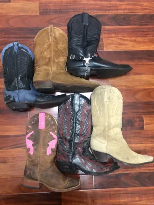 G0064 Vintage Premium Cow Boy Boots - 14 pieces