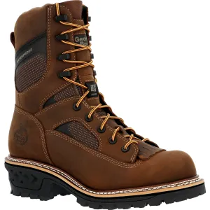 Georgia Mens LTX Logger WP Crazy Horse Leather Work Boots