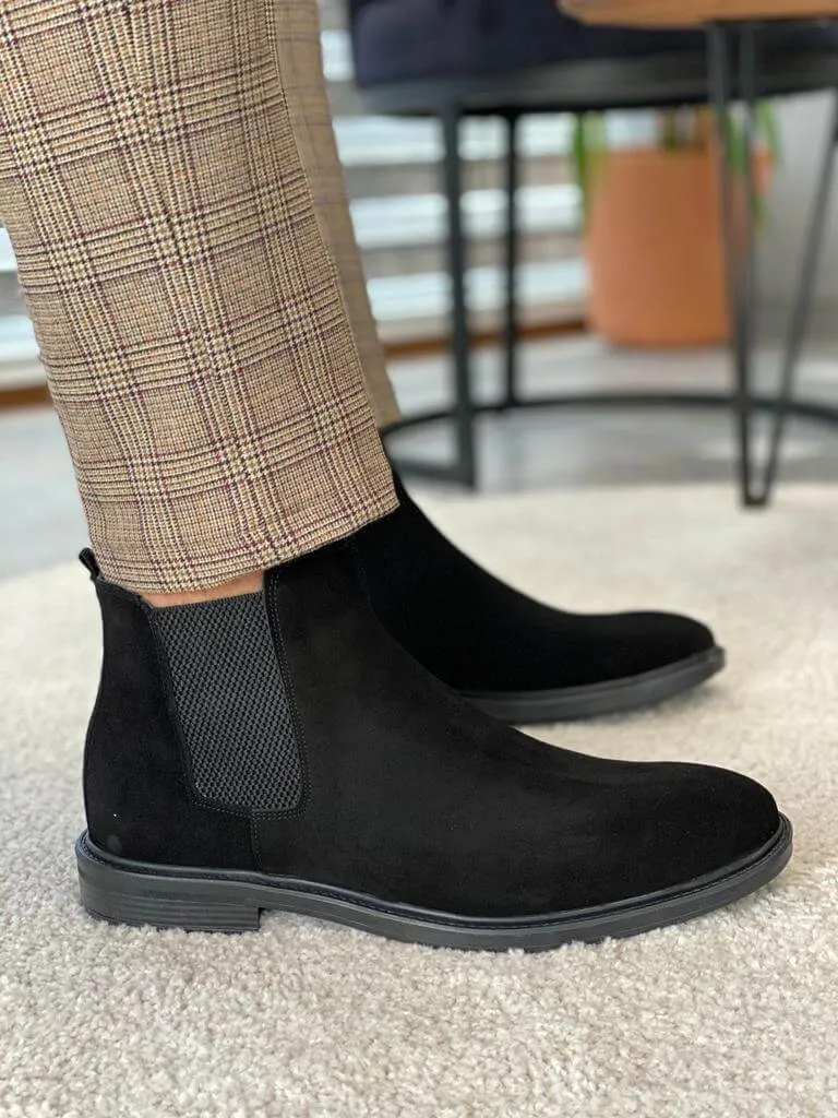 HolloMen Black Chelsea Boots