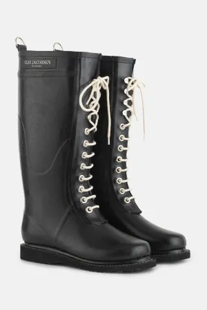 Ilse Jacobsen - Knee High Rubber Boots in Black