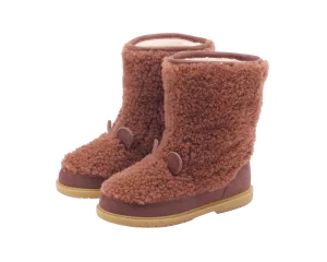 Irfi | Bear | Brown Curly Sheep Wool