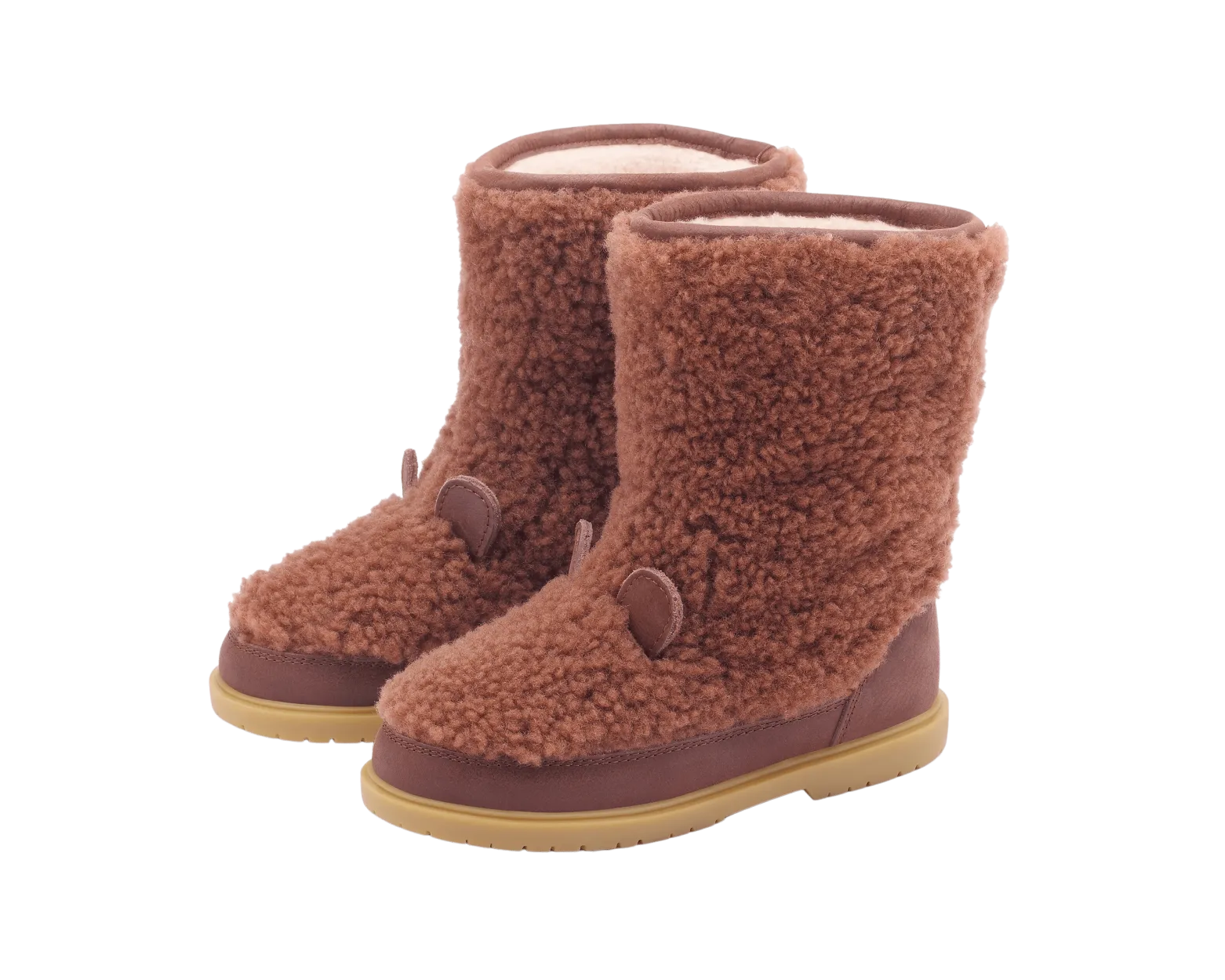 Irfi | Bear | Brown Curly Sheep Wool