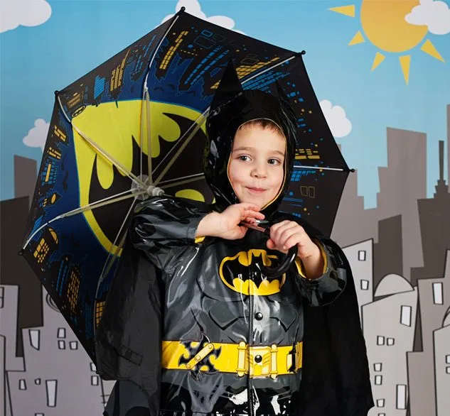 Kids Batman Umbrella - Black