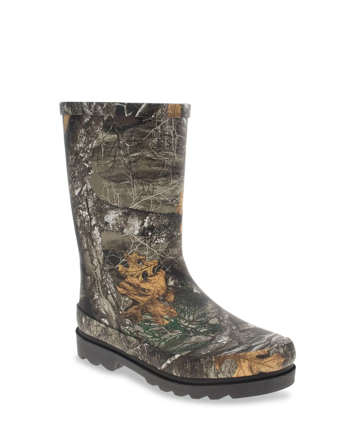 Kids Realtree Camo Tall Rain Boot - Brown