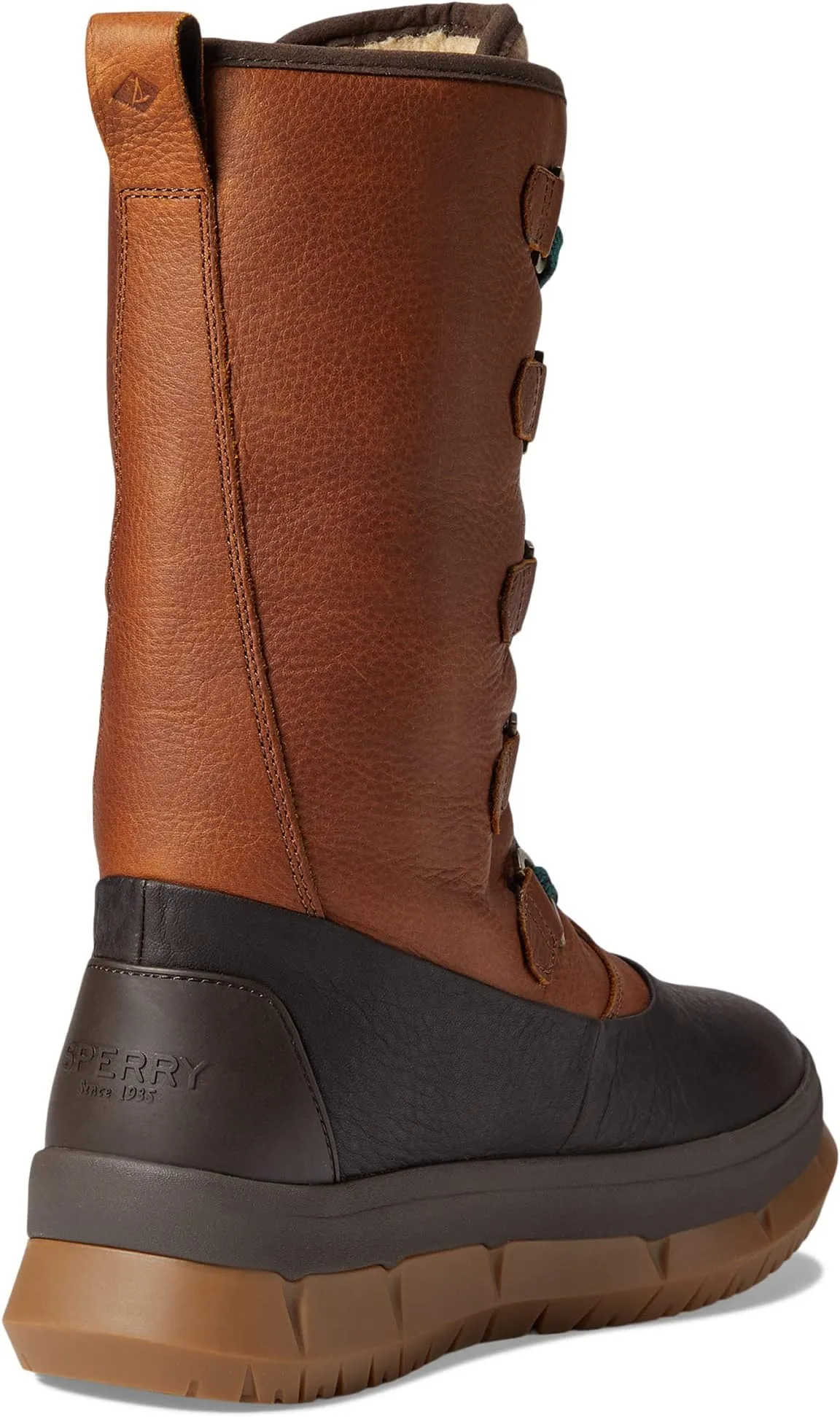 Kittery Boot Wool Sperry Lace-Up Boot, Tan