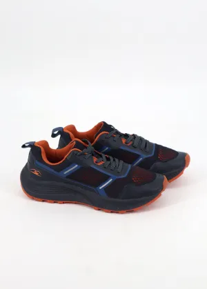 Men's Printed Trainers,Navy