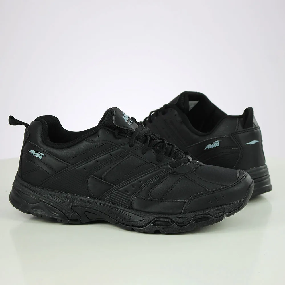Men's Ribbed Leather Shoes,Black