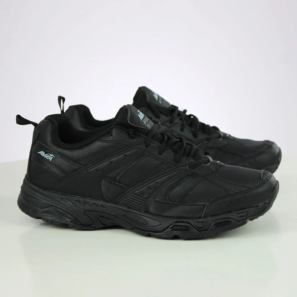 Men's Ribbed Leather Shoes,Black