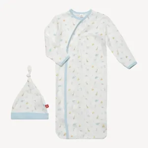 Modal Magnetic Gown Hat - Blue Little Bitty Pretty One